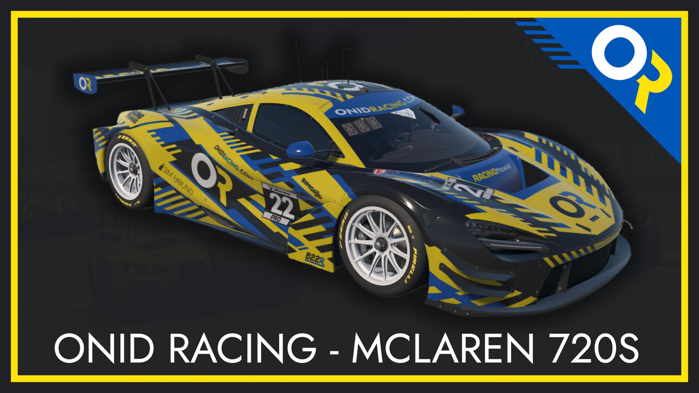 Preview of oNiD Racing 2026 - Mclaren 720S GT3 by Ben F B.