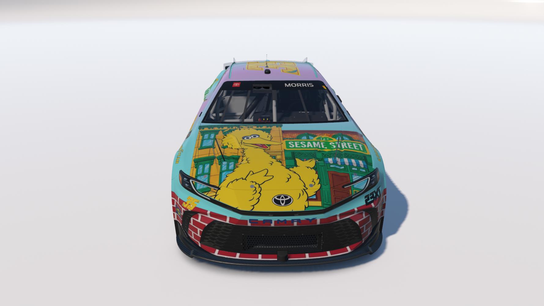 Preview of Riley Herbst #35 Sesame Street "Big Bird" Toyota Camry *Fictional* by Brett M.