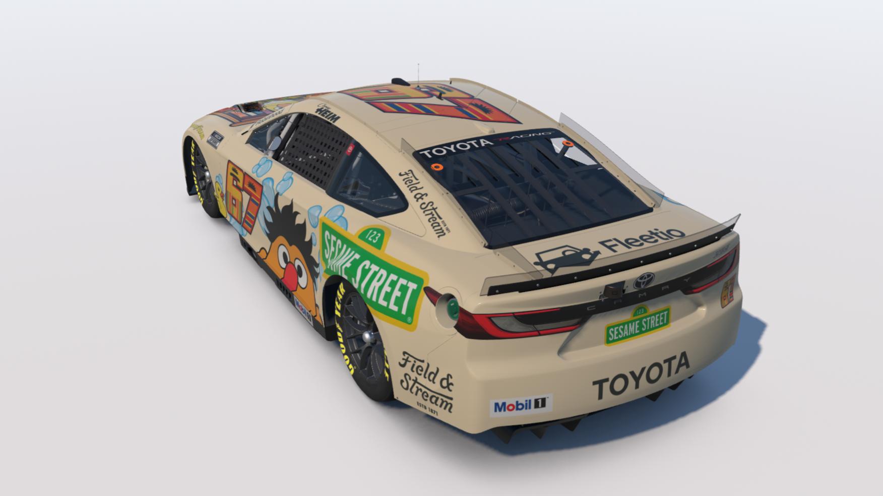 Preview of Corey Heim #67 Sesame Street "Bert & Ernie" Toyota Camry *Fictional* by Brett M.