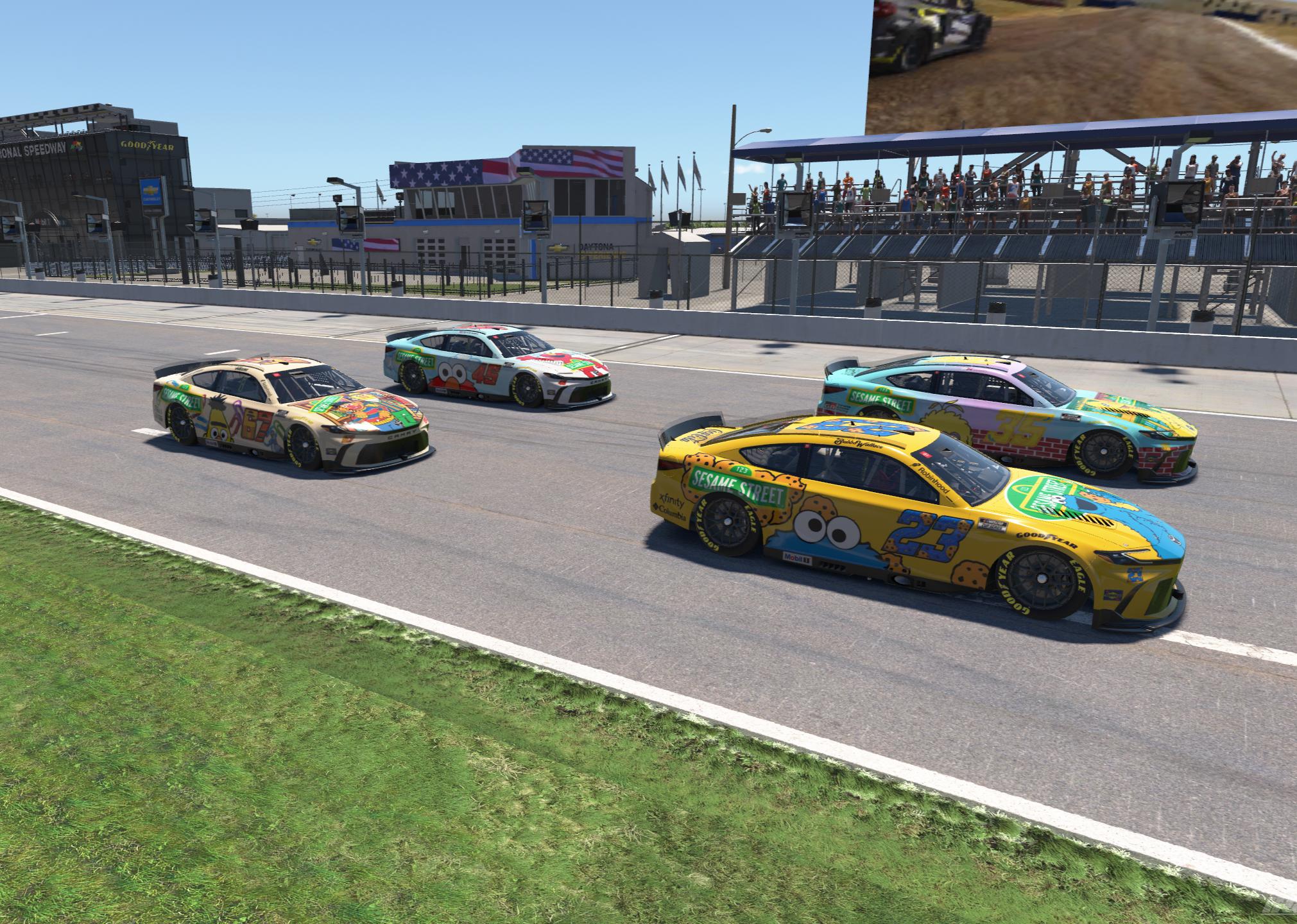Preview of Corey Heim #67 Sesame Street "Bert & Ernie" Toyota Camry *Fictional* by Brett M.