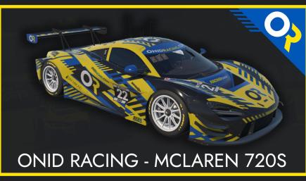oNiD Racing 2026 - Mclaren 720S GT3