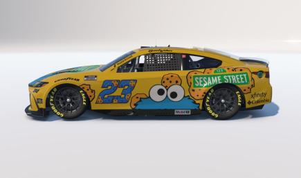 Bubba Wallace #23 Sesame Street 